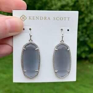KENDRA SCOTT • Elle Silver Drop Earrings